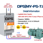 DPS Used for 5HP(3.7kW) 15A Motor, Single to 3 Phase Converter, MY-PS-7.5, 1 DPS Must Be Used for 1 Motor Only, Input/Output 200-240V, UL Listed